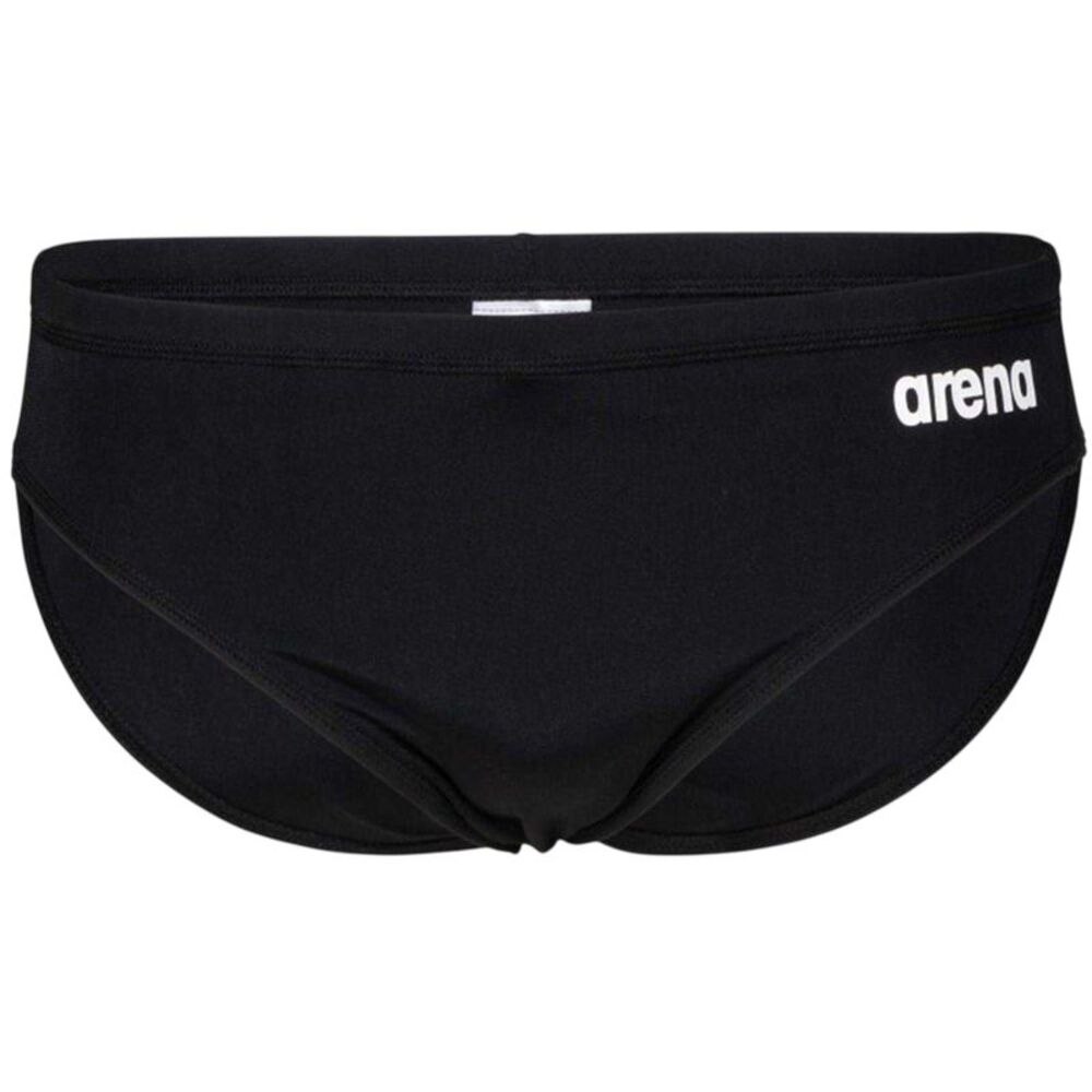 Arena Mens Team Logo Swim Briefs / Black/White